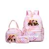 Kpop Witch Hunter Backpack Lunch Bag Pencil Case Set Student Animation Fashion School Bag Pencil Case Lunch Bag