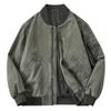 Men's Cotton Flight Jacket - Casual Air Force Baseball Collar Outerwear