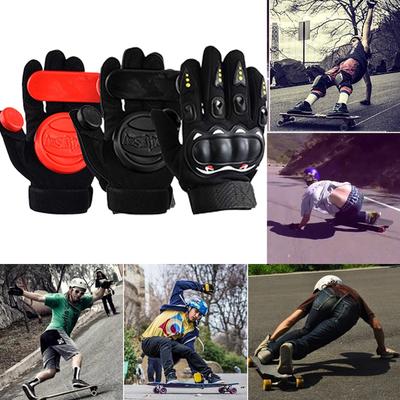 Unisex Road Downhill Remhandschoenen Double Slide Long Plate Handschoenen Skateboard Beschermende Handschoenen