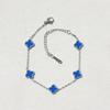 Mini Titanium Steel Four-leaf Clover Bracelet 9mm Classic Fashion High-end Women's Bracelet