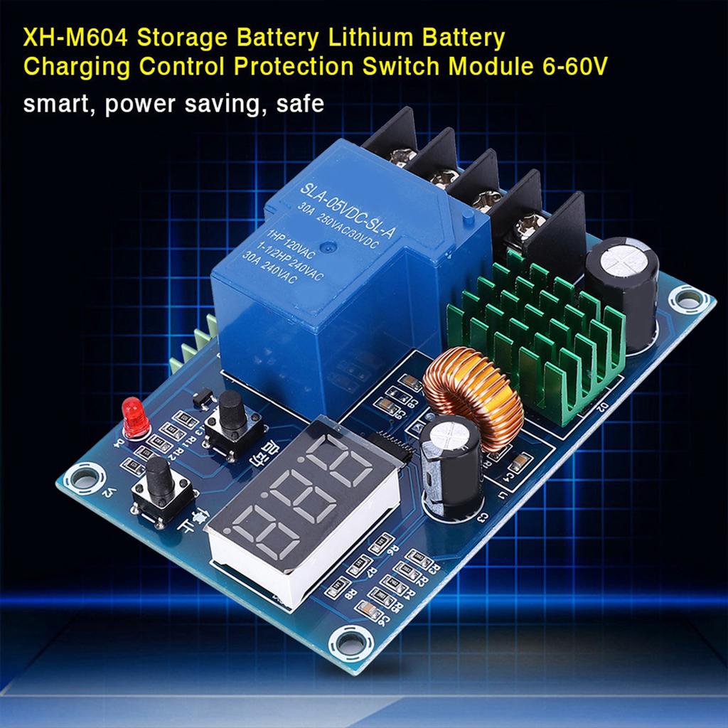 XH M604 Battery Charge Control Module DC 6 60V Protection Board for Automatic Charging Stop