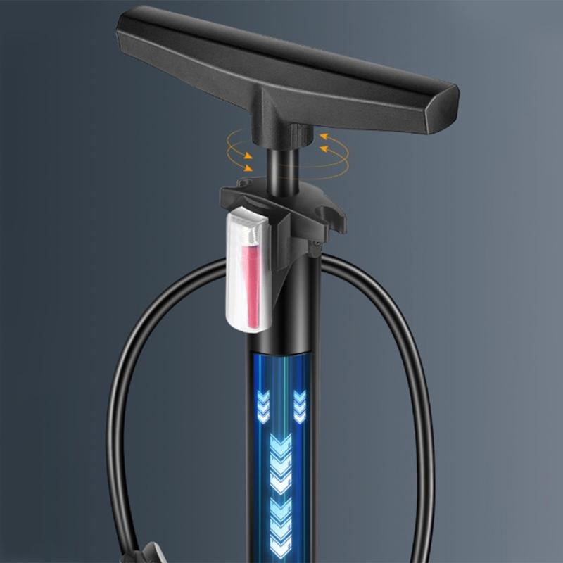 Fahrräder Standpumpe Manuelle Luftpumpe 160PSI Hochdruck Stand-Fahrradpumpe Aufblaspumpen Radfahren Manuelle Reifenpumpe Langlebig