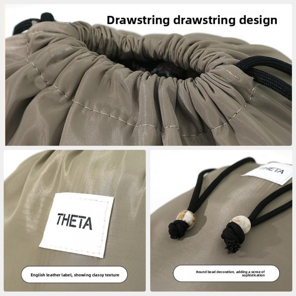 Polyester Travel Storage Bag Dustproof Multi-size Clothing Organizer Bag Washable Large Capacity Drawstring Bag for Outdoor Use