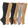 Popular Knee-High Zipper Sports Compression Socks