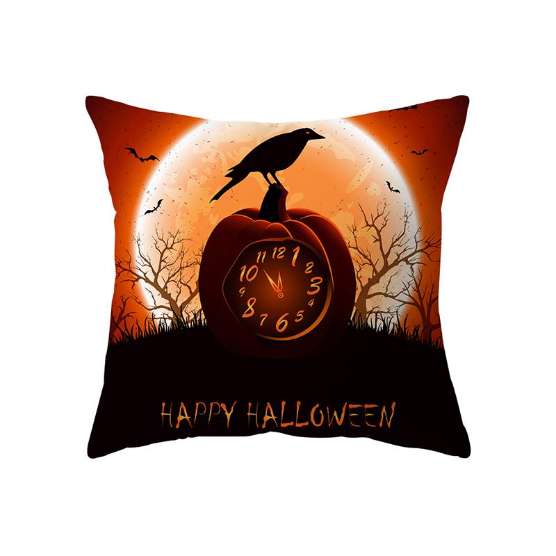 Pumpkin Collection Halloween Theme Pillow Cover Sofa Cushion  Holiday Gift Party Decoration Home Decor