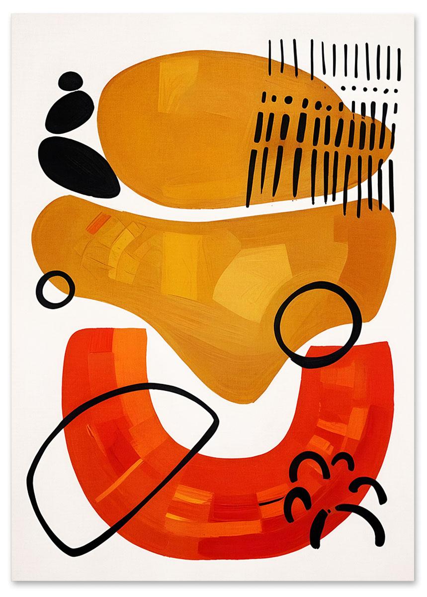 

Plakat plakaty boho geometria 30x40 cm