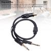 3 Pin XLR to 1 4in Microphone Cable Excellent Sound Quality Plug and Play XLR Female Dual 6.35mm Cable for Amplifier