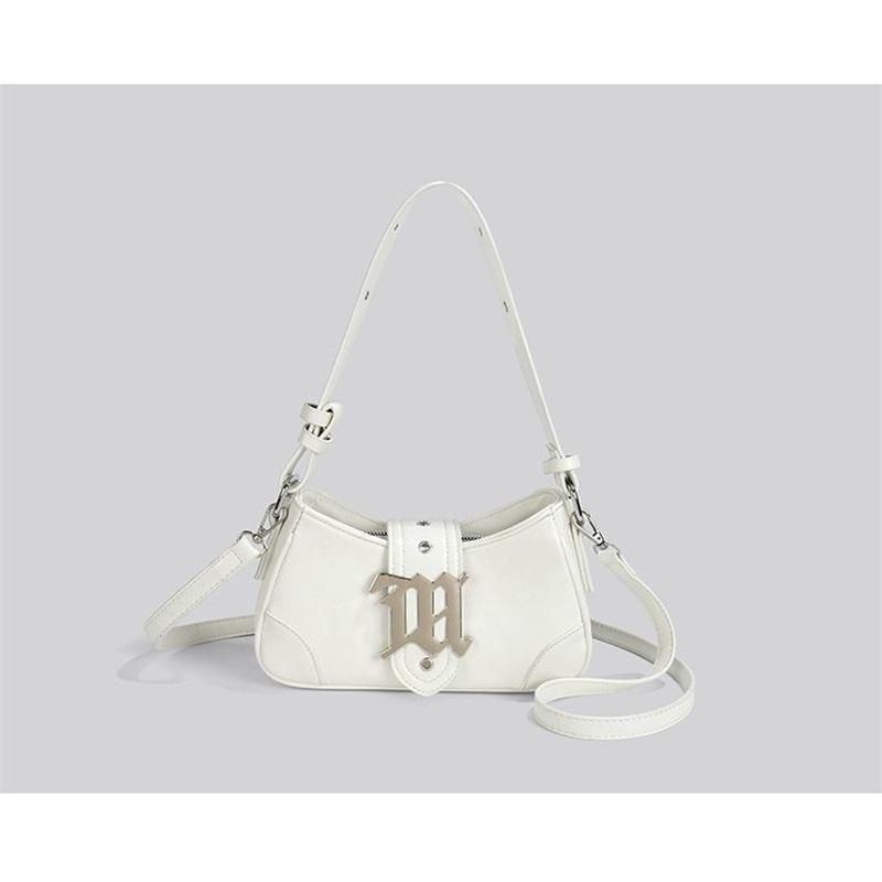 Luxury Silver Underarm Bag For Women Y2K Hot Girl Niche Multiway Handbag Shoulder Crossbody Purse