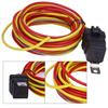 12V Electric Fan Wiring Harness Kit W/ Relay Sending Unit & Circuit Breaker 12V