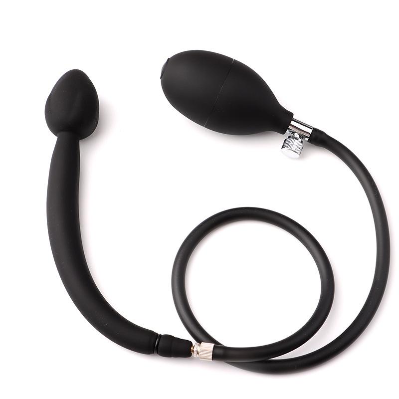 Inflatable Butt Anal Plug Dilator with Puppy Tail Anal Sex Toys for Man and Women Couple Anal Vagina Expander
