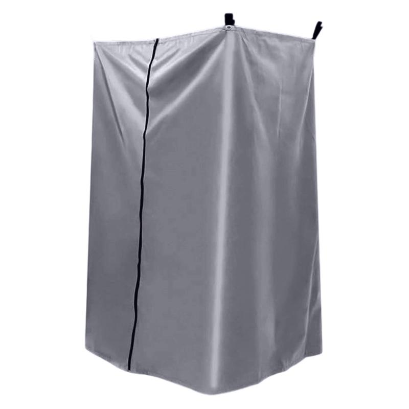 

Oxford Cloth Privacy Curtains Quickly setups Changing Tent Portable Fittings Room For Camping Swimming Poolside Beach сірий колір