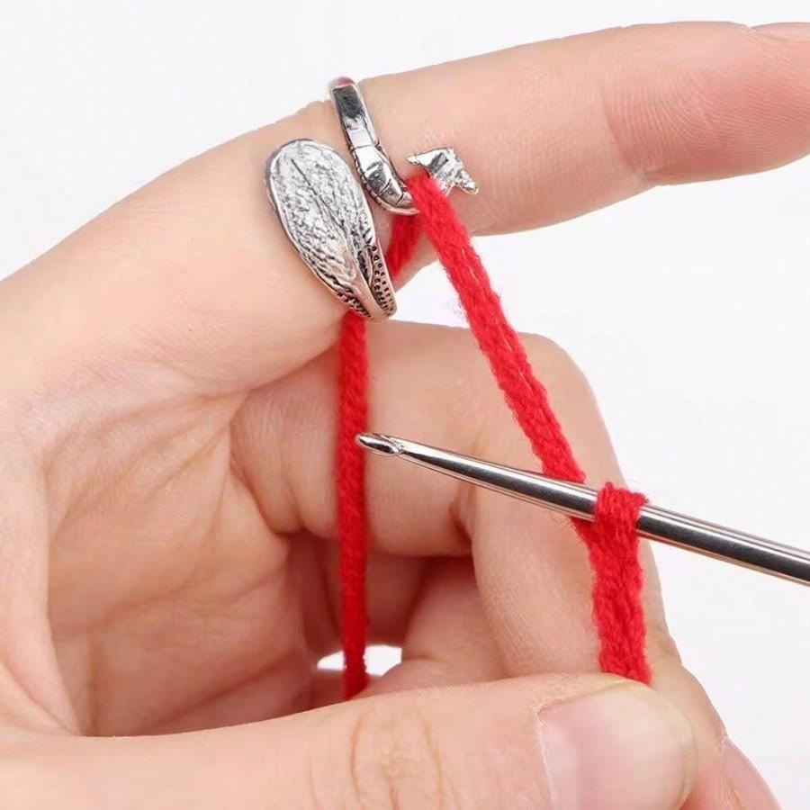 3pcs/set Plastic Handle Crochet Hooks Knitting Needles for Yarn DIY Craft Tools