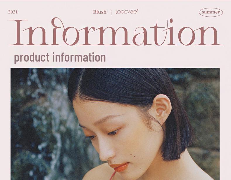 Aurora Series Joocyee Yeast Amber Blush: Natural Highlight & Contour Rouge