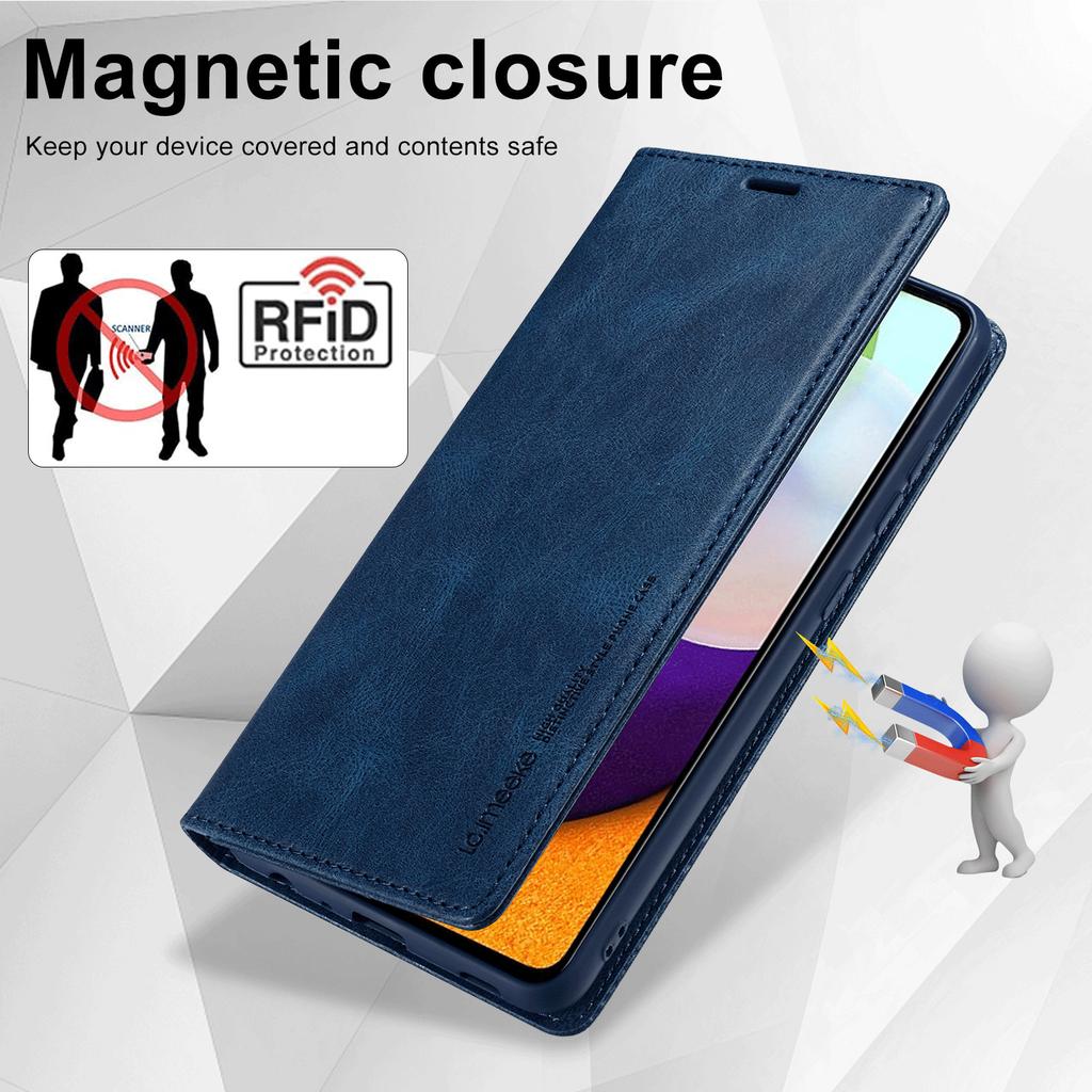 Magnetic Wallet Leather Flip Case For Samsung Galaxy A53 A52 A52s A13 S22 Ultra S21 Plus S20 FE Cards Solt Stand RFID Bag Cover
