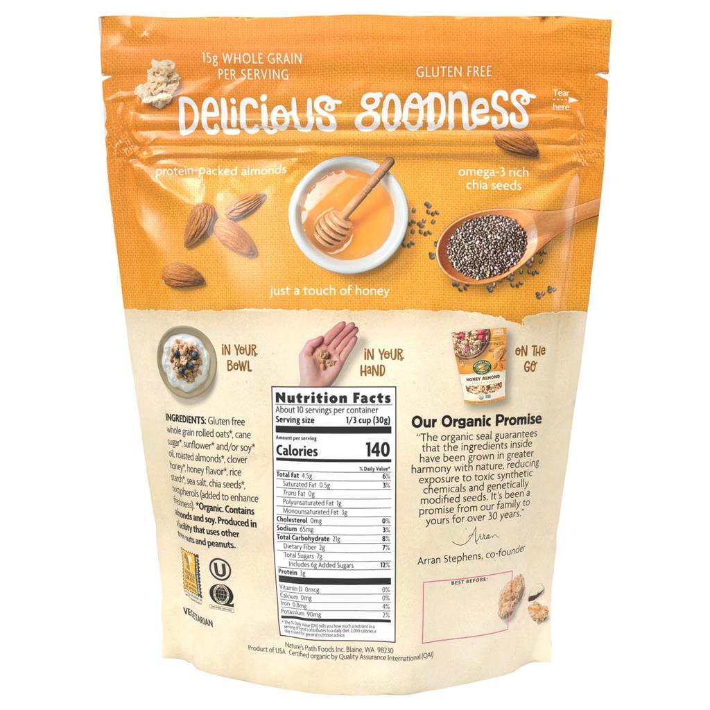 Nature's Path Organic Honey Almond Granola