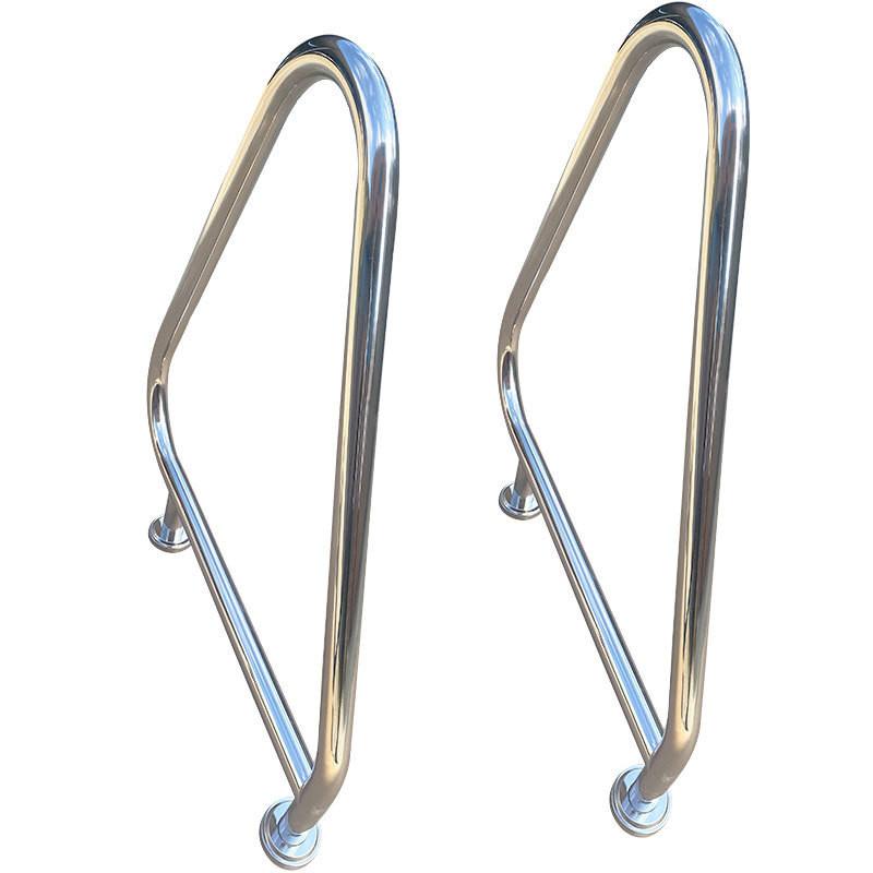 Thickened 304 Stainless Steel Swimming Pool Handrail Corrosion Resistant Ultra Strong Load-bearing Staircase