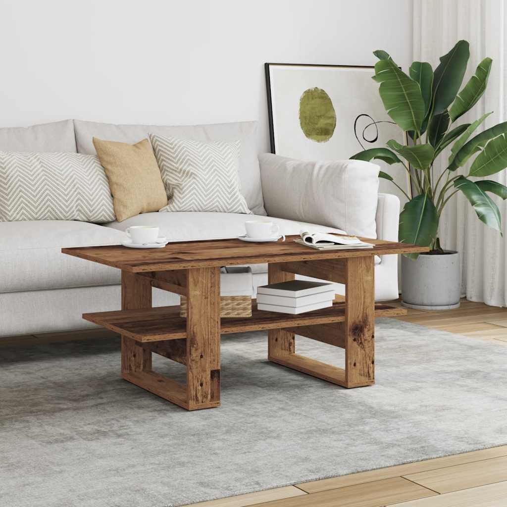  Coffee Table, Old Wood, 102x55x42 Cm