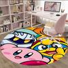1pc Kirby2 Print Round Carpet Chair Round Carpet Suitable for Bedroom Living Room Home Decorative Carpet