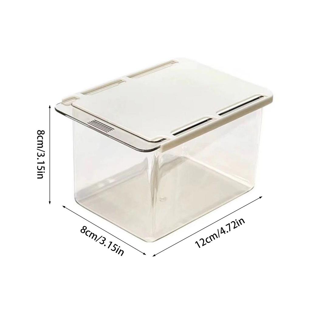 Translucent Plastic Container With Sliding Drawers for Dresser Bathroom Arrangement Under Sink