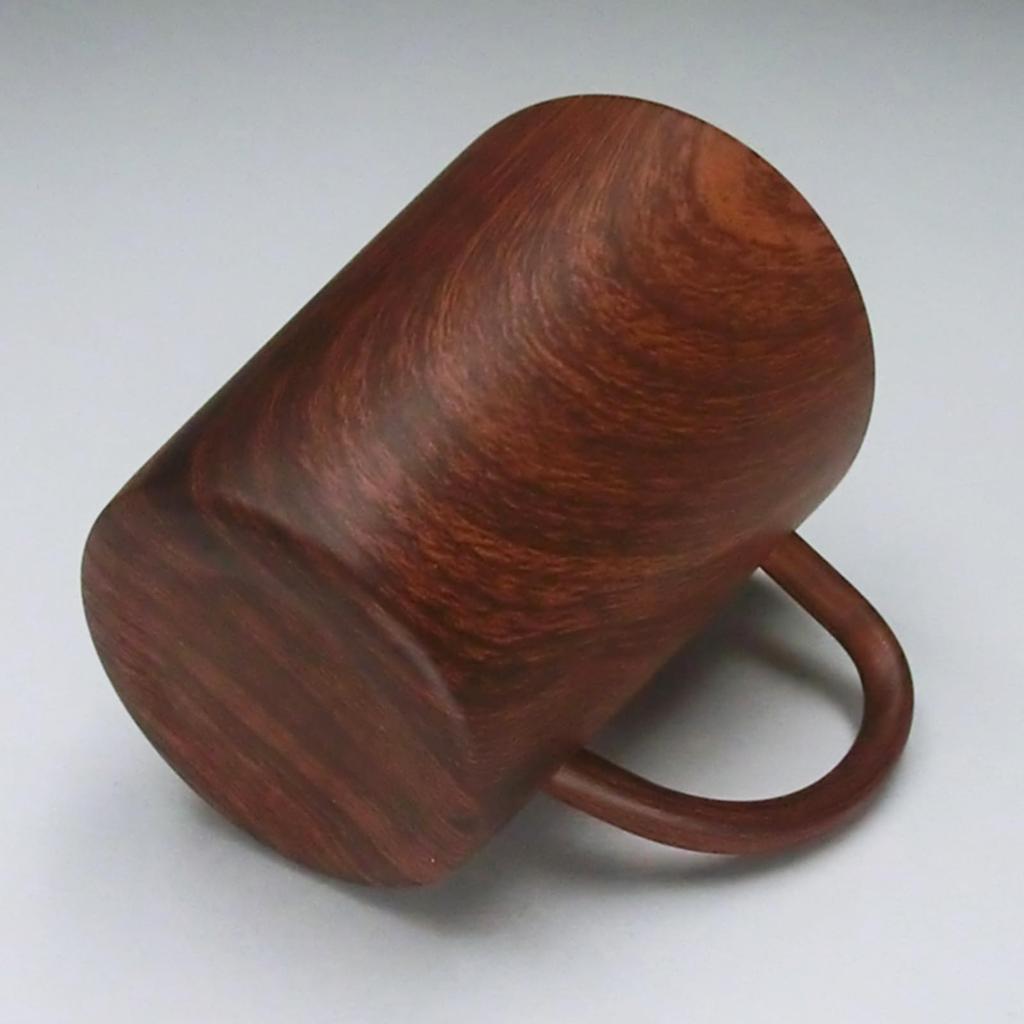 Edelstahlbecher Becher Hohl Doppelwandige Struktur 360ml Set für 2 Personen Spülmaschinenfest Holzdesign Geschenk Ca.. WD-5005AW