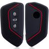 Car Key Case For Vw Golf 8 Mk8 Gti Gtd R Id3 Id4  Decoration Silicone Car Key Case Fob Holder Cover Trim Car Accessories