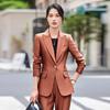 Zihong High-End Acetate Satin Striped Suit Jacket 2024 - Spring/Autumn Goddess Workwear.