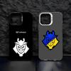 G2 E-Esports T-Teams Phone Case For IPhone17 Air 16 15 14 Plus 13 12 11 Pro 7 8 XS Max XR Silver Black Bumper Case
