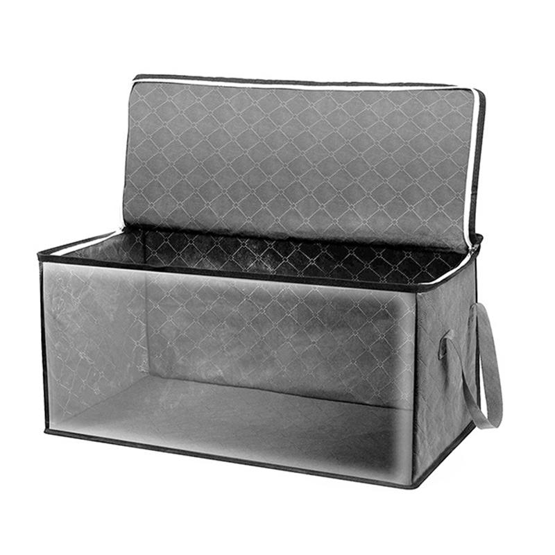Quilt Clothes Storage Boxs Home Large Capacity Foldable Closet Organizer Box