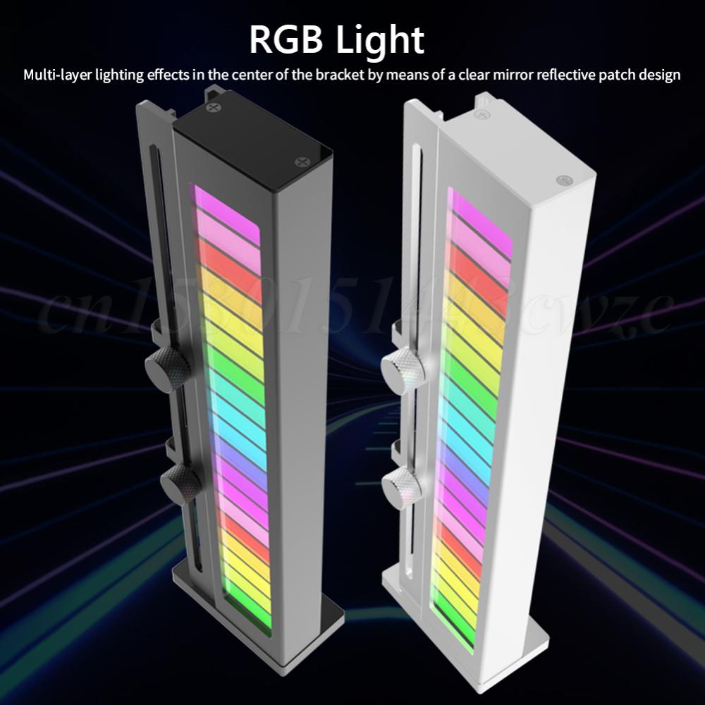 5V 3Pin ARGB Sync Computer Video Card Holder Adjustable Graphics Card GPU Holder Support GPU Support Bracket PC Accessories