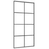 Vidaxl Drzwi Przesuwne A Akcesoriami, 102,5X205 Cm, Esg I Aluminium
