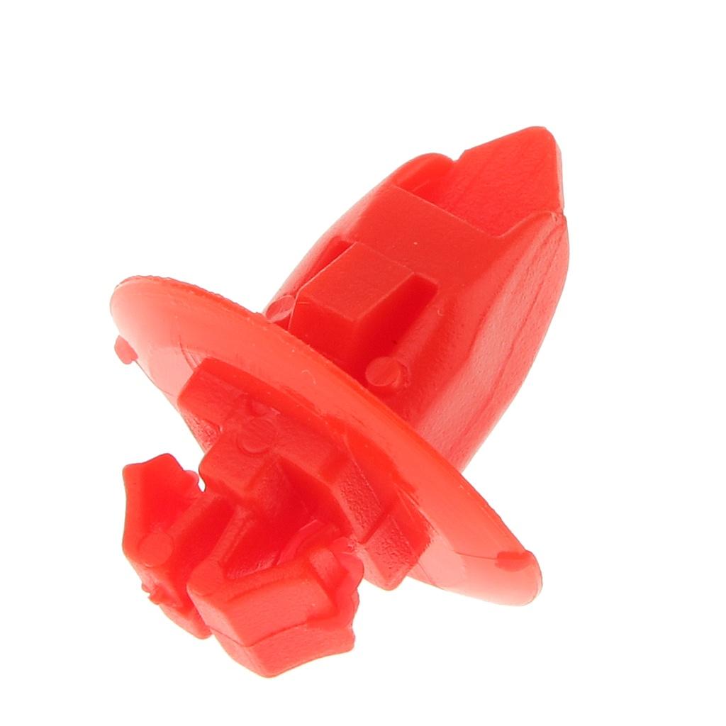 Pack of 20 Red Nylon Front Mudguard Moulding Clips for Toyota 90904-67036