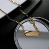 2025 Women's Titanium Steel Necklace: Light Luxury, Clavicle Chain, Non-Fading High-End Accessory