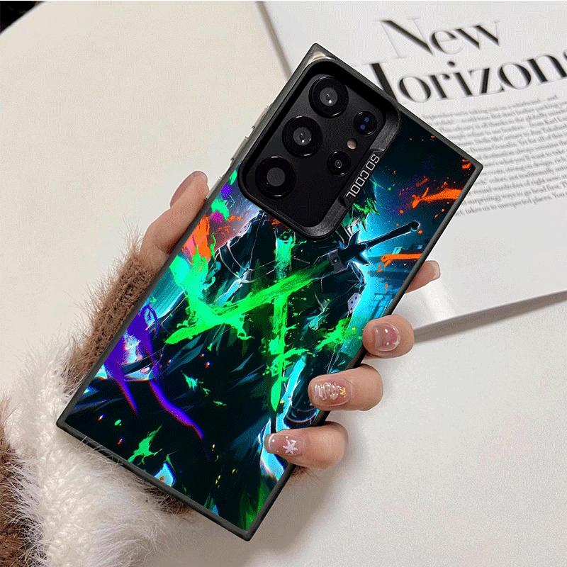 Sword Art Online Kirito Weiche Handyhülle für Samsung Galaxy S24 S25 FE S26 Edge S23 Ultra S22 Plus S21 + Stoßfeste Hülle Rückseite Sh