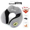 Cute U-Shaped Neck Support Pillow for Travel & Nap - Cartoon Design