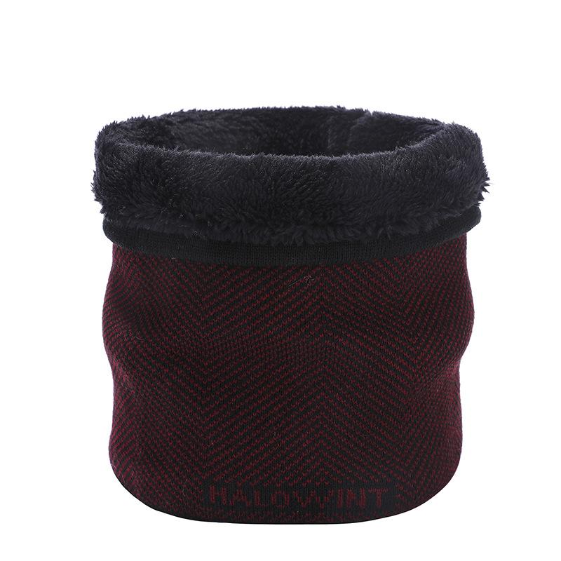 Nackenschutz und winddichter Winterschal Damen warmer Pullover Schal gestrickte Wolle verdickte Nackenabdeckung falscher Rollkragen Schal