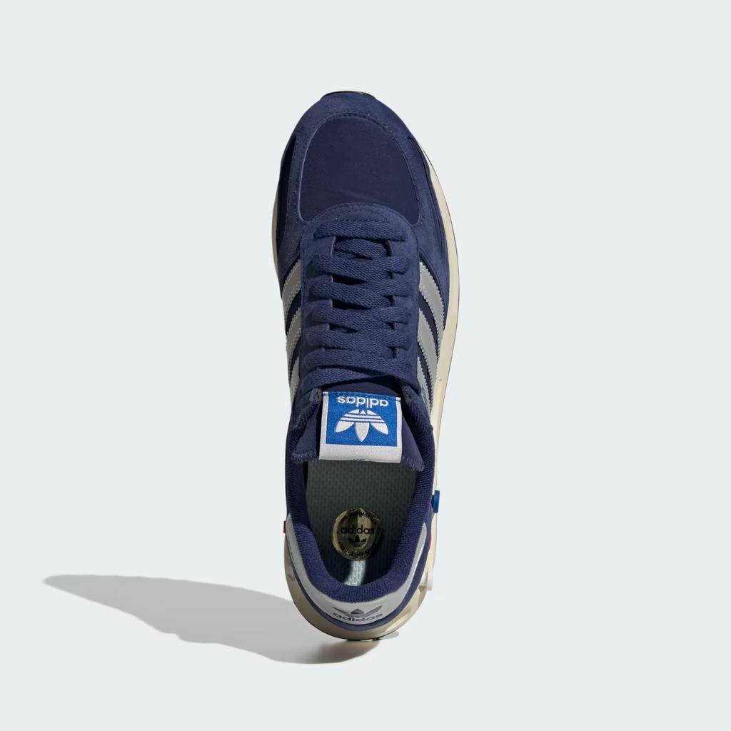JR7171 Adidas Originals LA Trainer OG Dark Blue Silver Metallic Off White (Men's