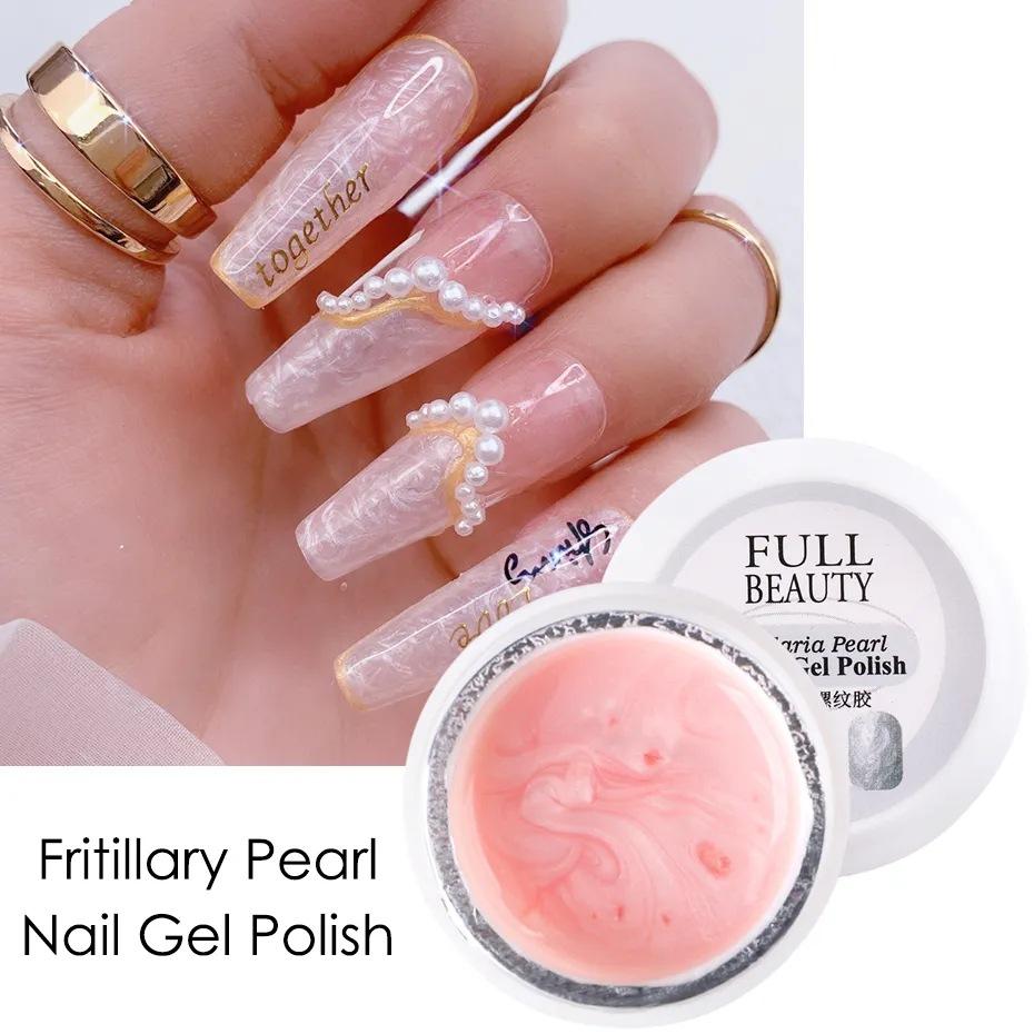 Nail Glue Ins Pearl Thread Glue Smudged And Painted Multi-purpose Nail Color Glue Nail