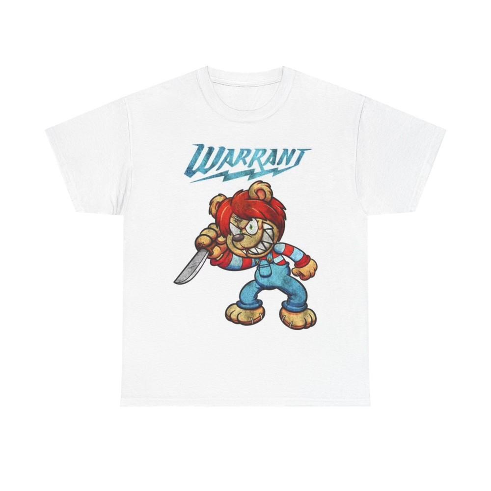 Warrant Rock Band T Shirt Vintage Graphic Retro Vintage Unisex Heavy Cotton Tee Unisex T-Shirt XXXL