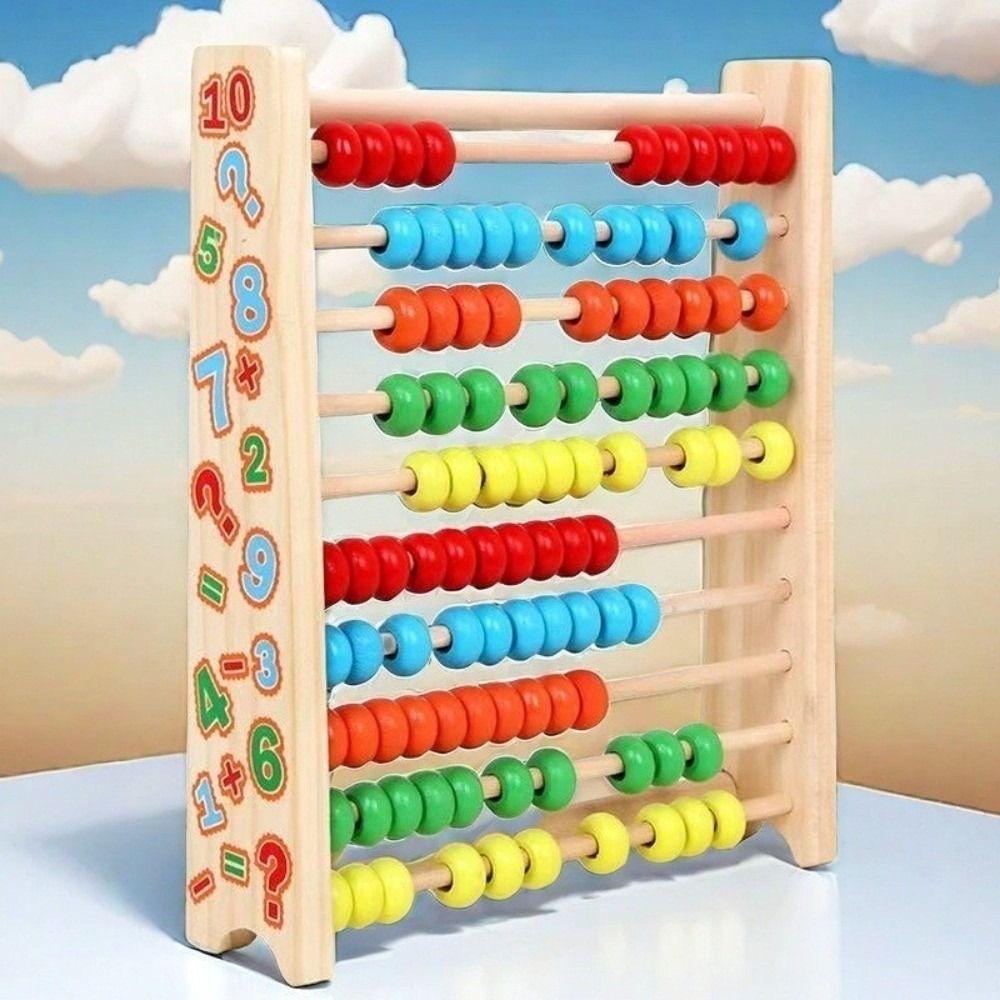 Montessori Toy Learning Mathematics Tool Wooden Children Toys  Intelligence Development