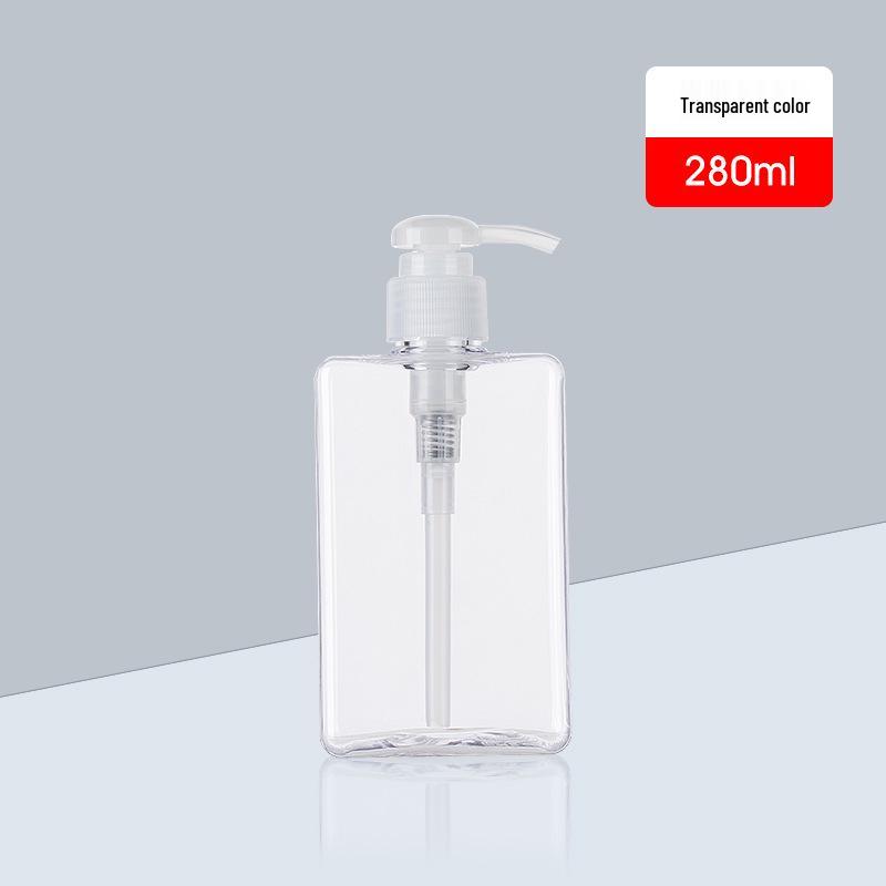 Travel Refill Pump Bottles for Lotion, Shower Gel, Shampoo, and Hand Sanitizer - Square Design, Empty and In Stock