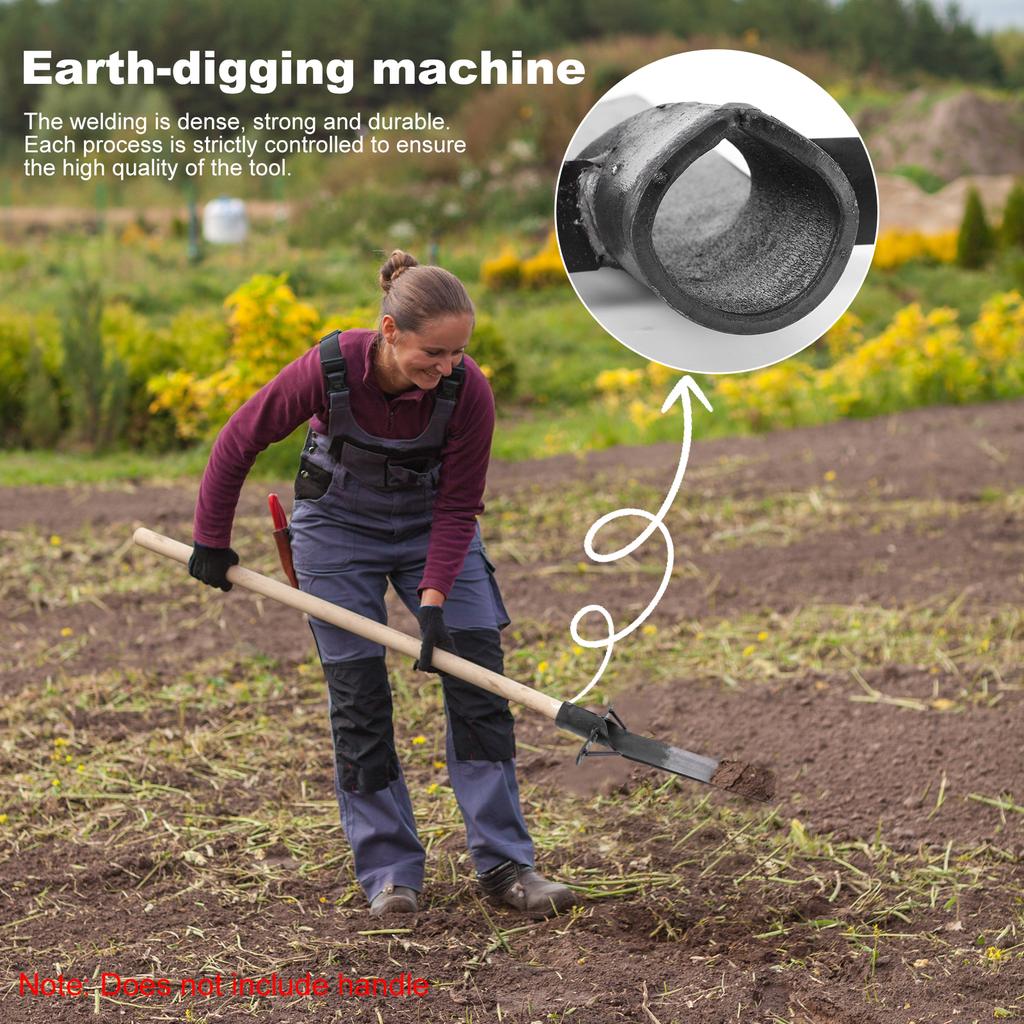 Manganese Steel Garden Spade Gardening Tool Agricultural Transplanting Shovel Gardening Shovel for Tree Planting & Transplanting