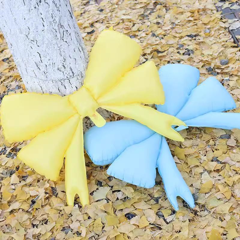 Wind Bow Balloon Children'S Birthday Party Decoration Storefront Coffee Shop Dessert Shop Window Decoration