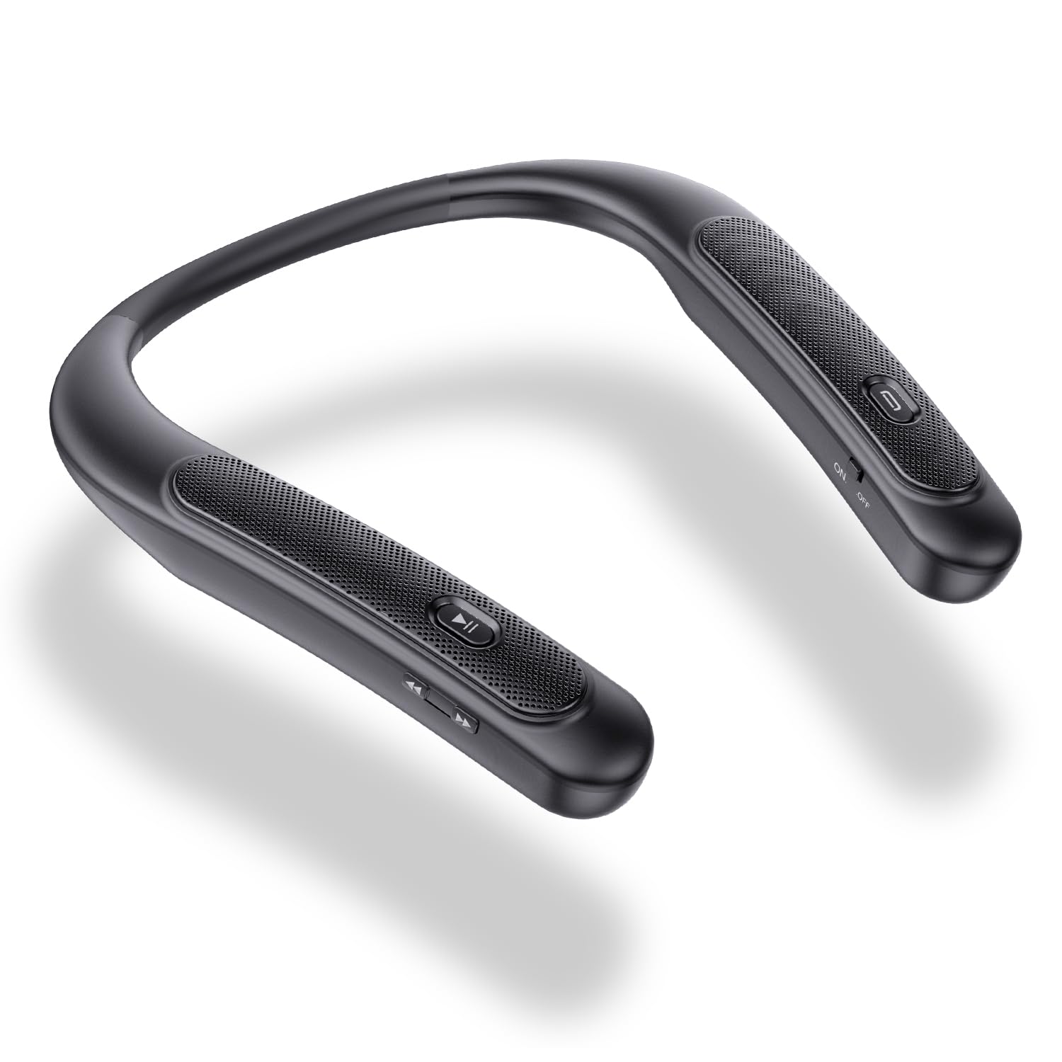 

Шейный динамик [Новый сверхлегкий дизайн] Совместим с Bluetooth 5.4, Носимый шейный динамик с японским голосовым сопровождением, Ушной крючок/Плечевой крючок, Двойной