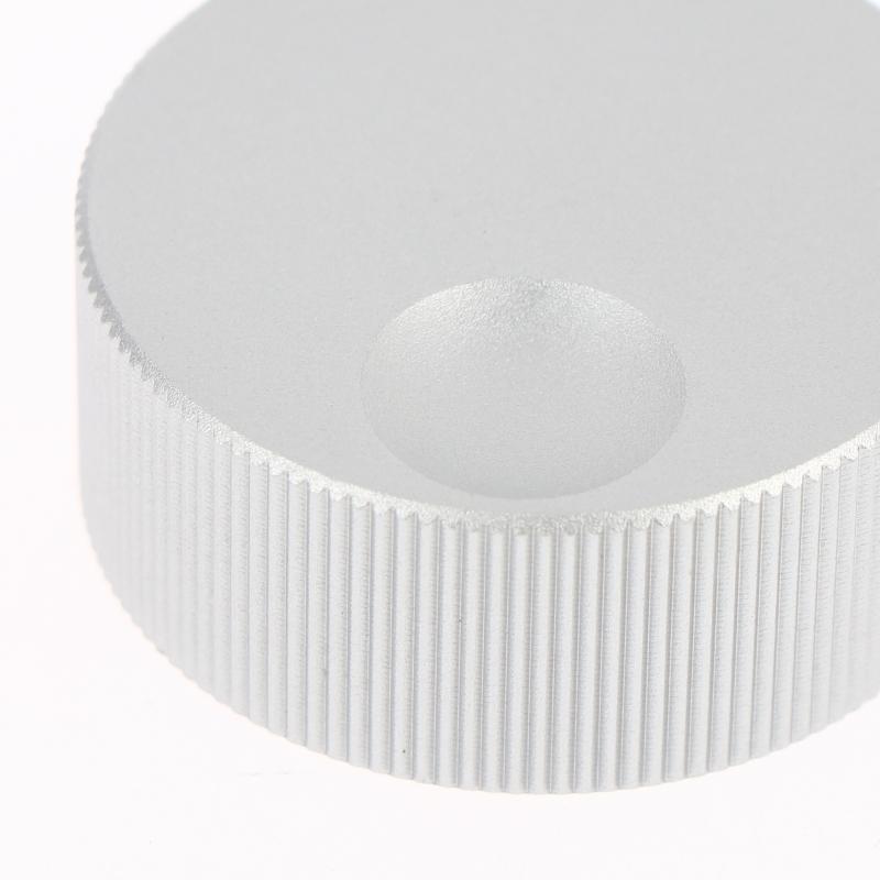 32X13Mm Potentiometer Knob 6Mm Inner Hole Locking Screw Aluminum Switch Knob For Oven Electric Appliance Audio Amplifier