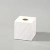 Nordic Natural Marble Tissue Box Square Rectangle Creative Black White Paper Drawer Paper Box Home Hotel Model Room Ornaments