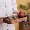 Walnut Wood Bamboo Surface Dry Tea Tray Solid Wood High-End Dry Table Home Office Tea Table Small Tea Tray