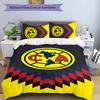 Club América 3pcs Bedding Set Duvet Cover Closure Includes 1 Duvet Cover & 2 Pillowcases for All Seasons Bedroom Home Dorm Decor