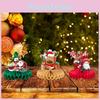 Claus Santa Christmas Reindeer Honeycomb Tabletop Decor Paper For Celebrations