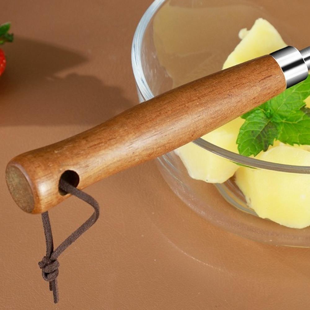 Manual Hand Food Masher Stainless Steel Fruits Crusher Heavy Duty Potato Masher Home