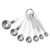 7 PCS Stainless Steel Measuring Spoons Set Small Measuring Teaspoons Baking Tool for Dry Or Liquid